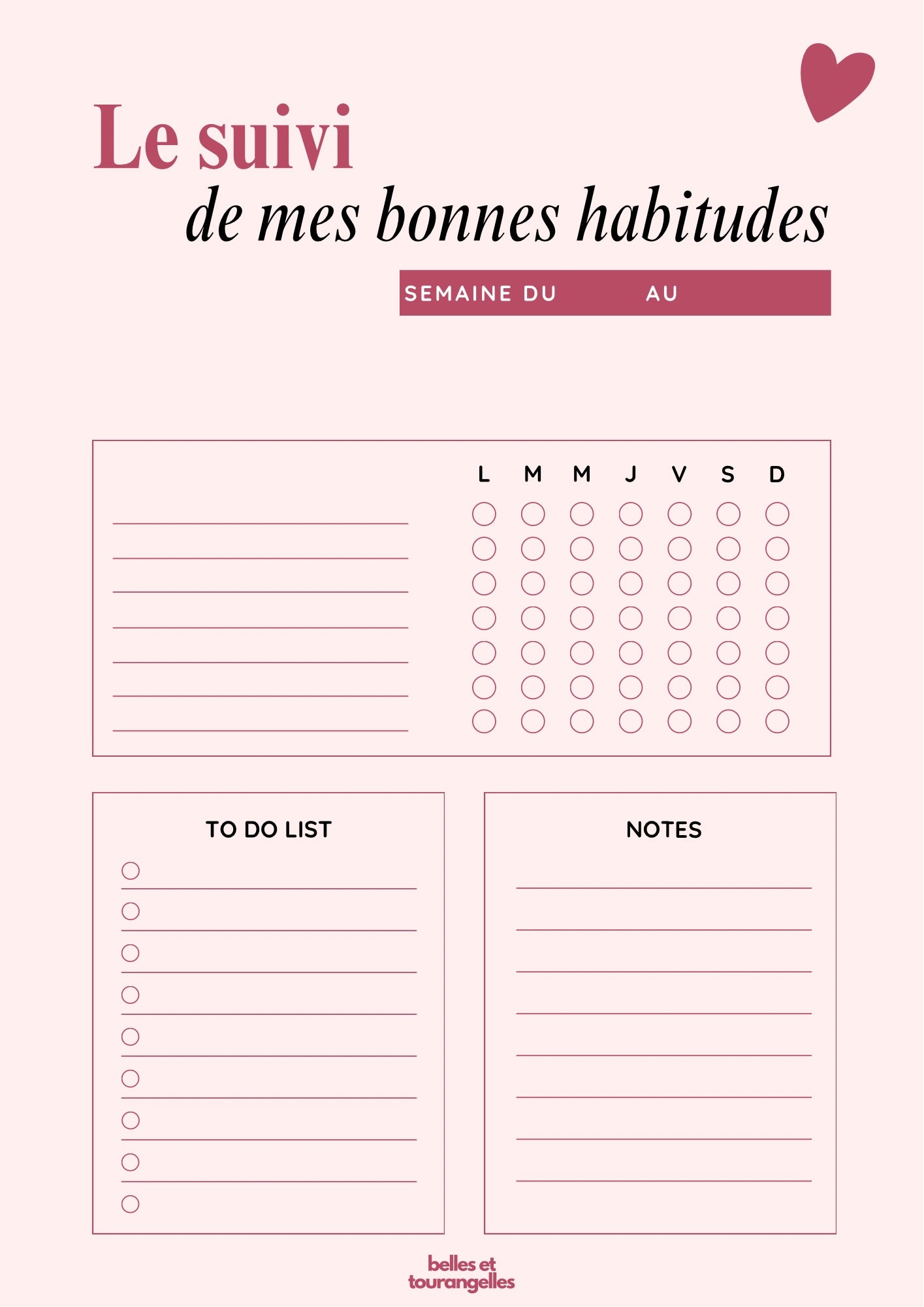 Suivi des habitudes