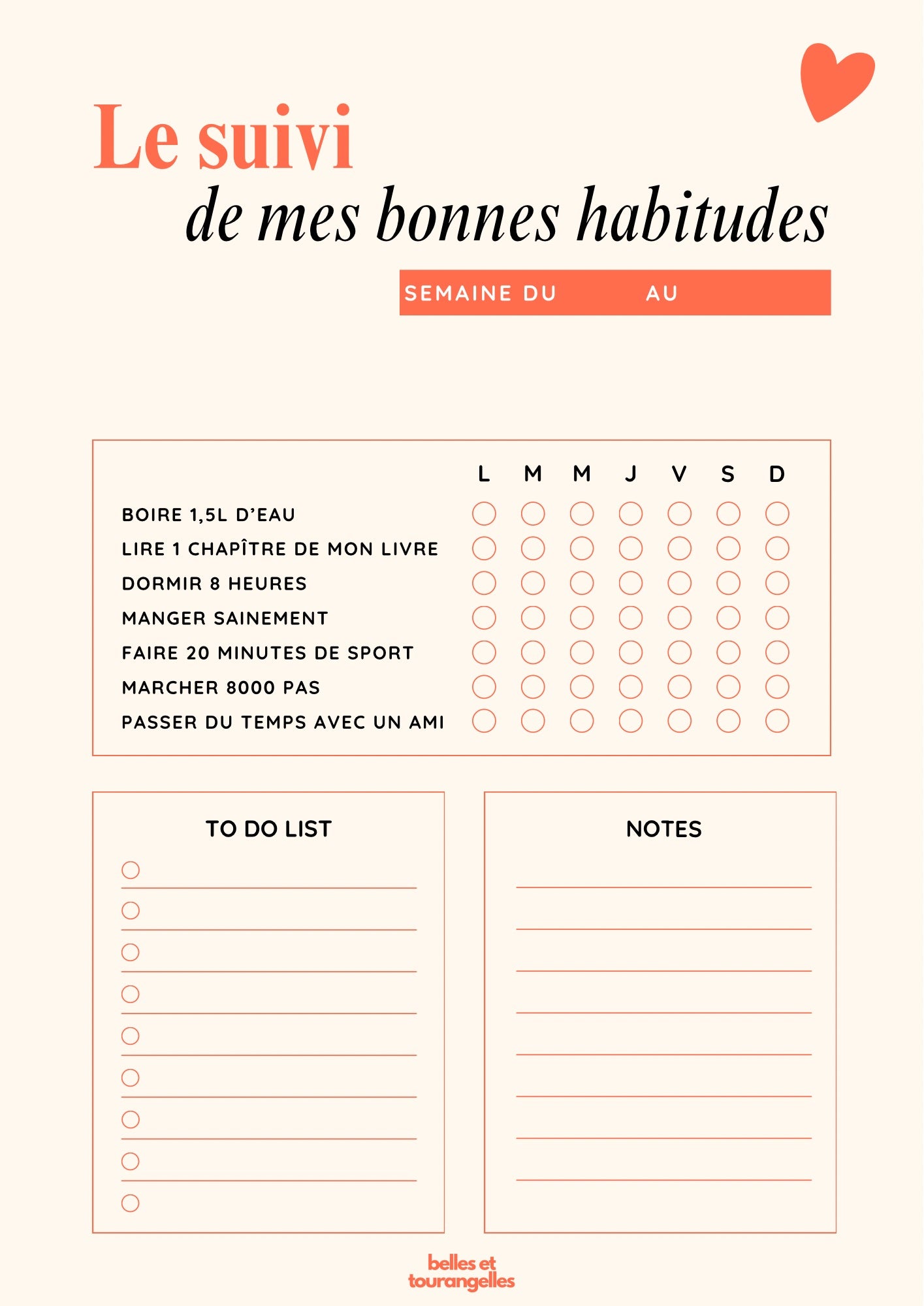 Suivi des habitudes