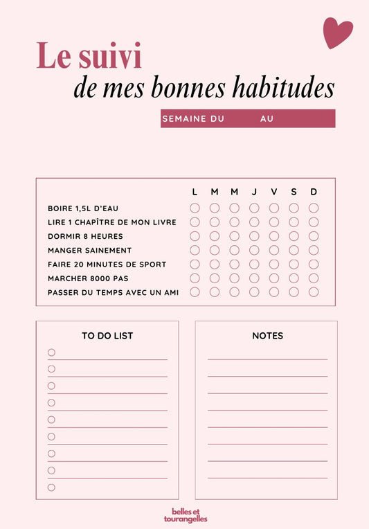 Suivi des habitudes